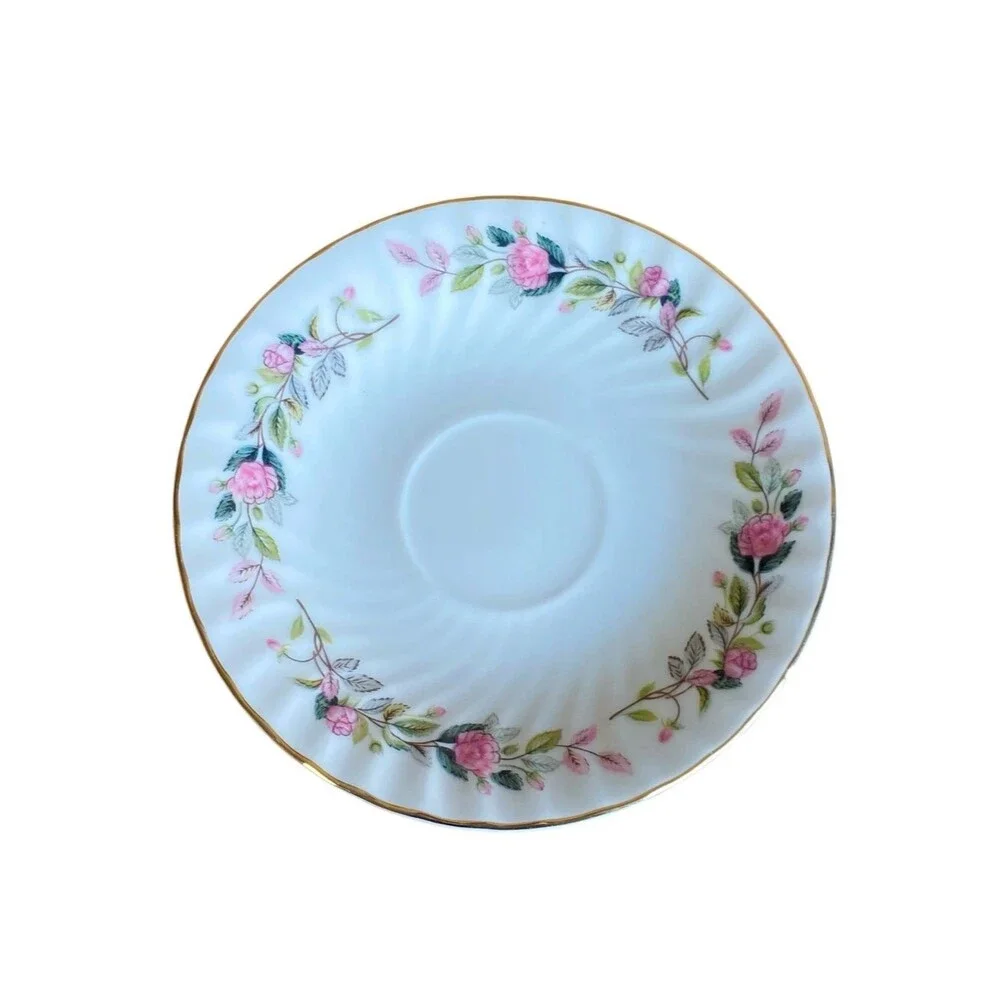 Vintage Regency Rose Teacup & Saucer Fine China Collection by Creative 2345